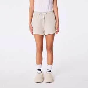 FIGS Bone Off-Shift Waffle Short